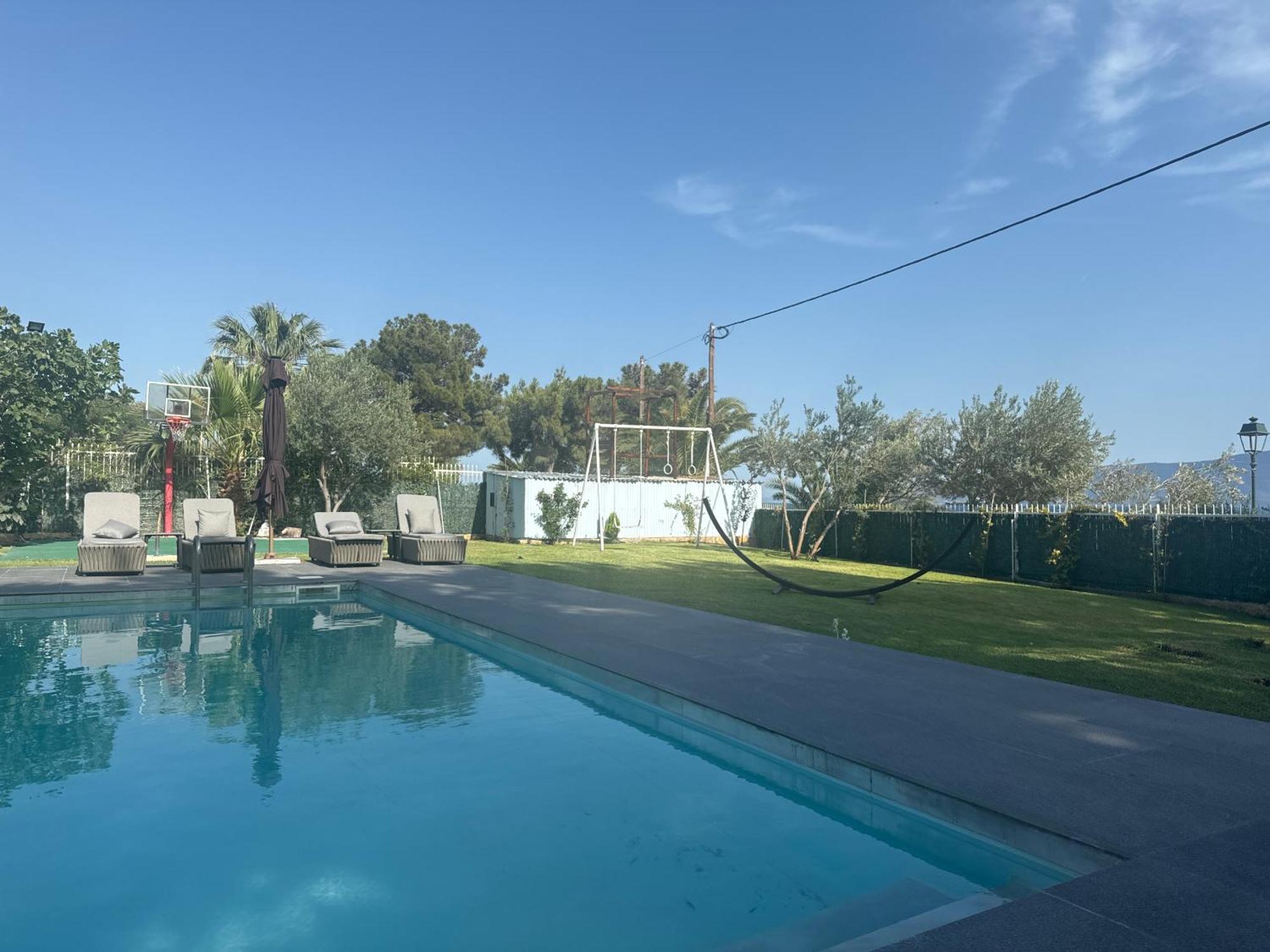 Zoza Luxury Villa Isthmia By The Sea With Private Pool Kalamaki  Exterior photo